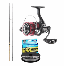 Westin W2 spin 9,0 fod -7/30 gr / Daiwa Ninja LT 3000 + Fletline
